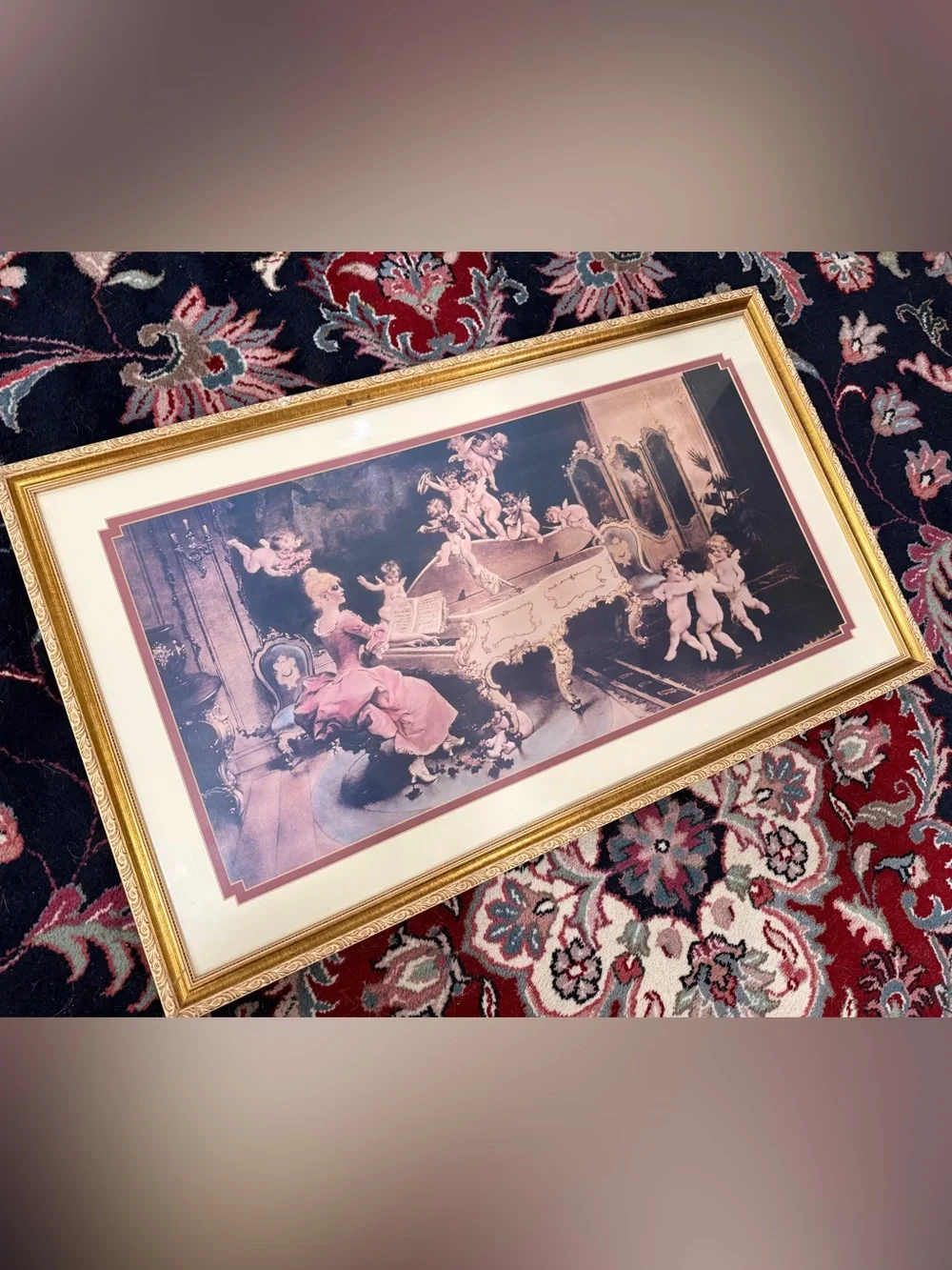 vintage print of 